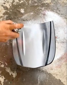 【Fast Delivery】Chrome Spray Paint Car Motorcycle Bike Rust Remover Spray Spray Paint 350mL Car Spray Color Rust Remover - Stainless Steel Paint