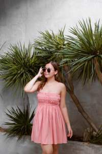 Anya Ruffled Baby Doll String Dress  JUSTHIS CLOTHING
