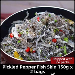 Ready-to-Eat Fresh Pepper Fish Skin 5 Pound