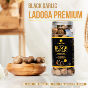 [Combo 3 hộp] Tỏi đen Ladoga Premium 500g ủ tự nhiên 90 ngày giúp nâng cao sức khỏe