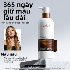VETES | Dầu Gội Chống Phai Màu Bảo Vệ Và Sửa Chữa Cho Tóc Nâu Xám Hồng