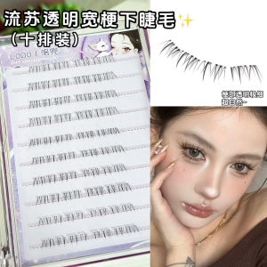 Natural Looking Fake Eyelashes Beginner Friendly Net Sense Faux Fur Single Cluster Daily Use Easy to Use Thickened Curly