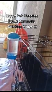 500ml Water Dispenser Drinking BottlePet Drinking Hanging Bottle for Pet Dog Dogs Cat Cats Hamster
