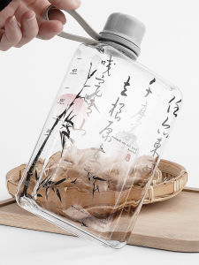 Cốc Nhựa Tritan Cao Cấp 500ml Cốc Đựng Trà Đi Du Lịch Cốc Đựng Nước Vuông Bền Chịu Nhiệt Độ Cao Cốc Đựng Nước Hình Chữ Nhật