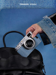 Fuji X100VI Denim Leather Camera Protective Case Unique Style Transer Digital Camera Bag Accessory Durable Shoulder Bag
