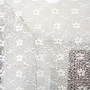 Vải Màn Chống Muỗi Dày Thủ Công DIY Mềm Mại Màu Trắng Thoáng Khí Vải Màn Chống Muỗi Họa Tiết Hoa Lớn Vải Nỉ