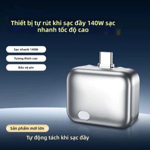 Bộ Sạc Tự Động Type-C 140W Ngắt Thông Minh Chống Quá Tải Ngắt Kết Nối Vật Lý Bộ Chuyển Đổi Sạc Pin Cho Điện Thoại Di Động