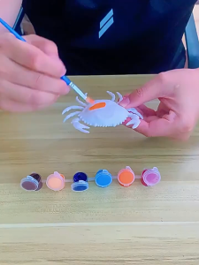 Handmade Arts and Crafts Model Painting Set with Watercolor and Brush