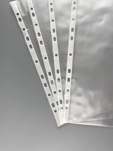 A4 A5 Clear Sheet Protector Matte 3C/8C Durable Thickness 11 Strong Hold Holes 20sheets PLASTIK KERTAS OFFICE FILE TRANSPARENT