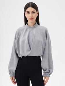 เสื้อฮู้ดโยคะสไตล์จีนใหม่ อบอุ่น หลวมๆ โมดอล ชั้นอากาศ วิ่งออกกำลังกาย เสื้อคลุมกีฬา ฤดูใบไม้ร่วง/ฤดูหนาว เสื้อคลุมโยคะใหม่