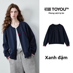 Toyouth | Áo Sơ Mi Cotton Thêu Hình Trái Tim