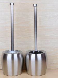 Thickened Stainless Steel Toilet Brush Set Long Handle Bathroom Toilet Cleaning Brush Durable Metal Toilet Sweeper Home Use