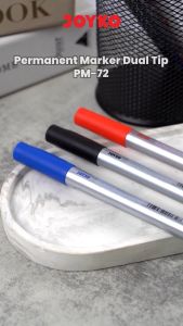 Permanent Marker Spidol Permanen Dual Tip Joyko PM-72