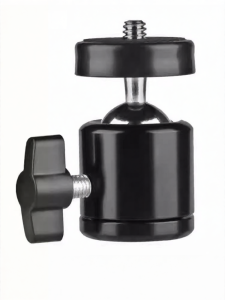AMBITFUL | Adjustable Metal Ball Head LED Light Flashlight Portable Camera Tripod Mount Mini Phone Stand Lighting Base