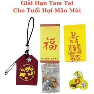 Túi Tam Tai Cho Tuổi Hợi Mão Mùi Túi May Mắn Tam Hợp Quý Nhân Giúp Tai Qua Nạn Khỏi Cuộc Sống Bình An – Phong Thuỷ Đế Vượng