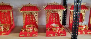 天宫屋/天神屋/双龙行九龙天神屋/3D镀金设计/美观大气/praying item
