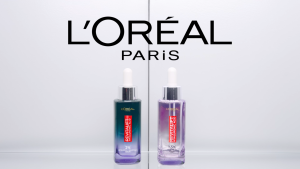 [แพ็กคู่] ลอรีอัล ปารีส LOreal Paris Revitalift Hyaluronic Acid Oil Control Night Serum 30ml เซรั่มไฮยาสำหรับผิวมัน