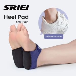 SRIEI 1 Pair Back Heel Protector Sleeve Adjustable Gel Heel Protectors Shock Absorption Flat Feet Corrector