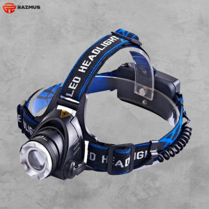 T6 Zoom Waterproof Headlamp Fishing Miner Head Torch Chargeable Headlight