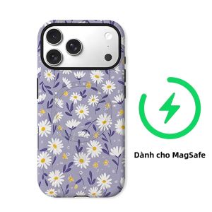 Ốp Điện Thoại Hoa Cúc Hoa Oải Hương Cho iPhone Hai Lớp Chống Sốc Chống Trầy Xước PC Mềm + Vỏ TPU Thiết Kế Chống Bụi Chống Trượt