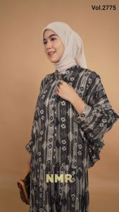 NMR Setelan Rok + Blouse Rayon Viscose import Vol 2775