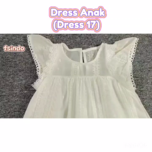 Dress Tile Brokat Anak Perempuan/ Gaun Renda Anak Dress17 Lyme