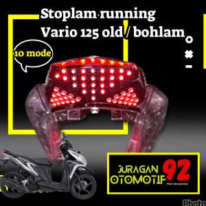 Stoplamp running vario 125 old bohlam 10 mode otomatis