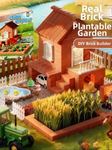DIY Mini Brick House Building Toy