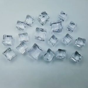 10 Pcs Fake Ice Es Batu Palsu Properti Fotografi Props Replica Food Miniature