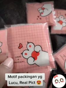 Kapas Pembersih Wajah Karakter & Cotton Pads Travel Size 25 Lembar