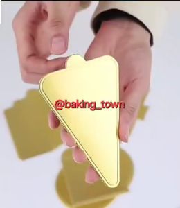 100pcs - ALAS TATAKAN KUE GOLD / ALAS TATAKAN SLICE CAKE TIRAMISU DONUT