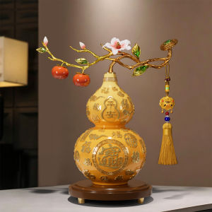 Kisstyle | Lucky and Auspicious Gourd Ornament for Living Room Decor