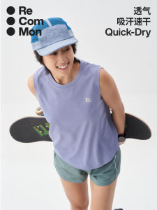 Recommon Quick Dry Vest Women Outdoor Running Sports Moisture Wicking Comfortable Breathable Sleeveless T-Shirt Summer