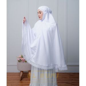 Hijab Jilbab Bergo Bersaku Katun Premium super Perlengkapan Haji dan Umroh By El rumi