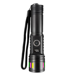 【Fast delivery】 Bright LED Flashlight 1000LM Rechargeable Aluminum Alloy for Camping and Emergency Use