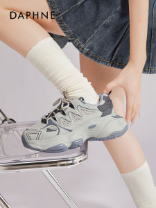 Daphne Fashionable Dad Shoes Womens 2025 Trendy Autumn New Thick Bottom Heightening Sports Shoes Versatile And Popular