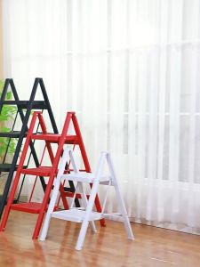 【SG STOCK】Step Ladder 2 3 And 4 Steps Black Foldable Step Ladder