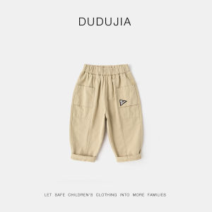 Pure Cotton Childrens Pants Spring Fashion Boys Workwear Trousers Girls Long Pants Spring Summer Autumn Winter Kids Clothes