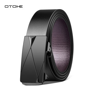 OTOHE เข็มขัดแฟชั่นผู้ชายเข็มขัดพักผ่อนหย่อนใจทันสมัยเข็มขัดอัตโนมัติเข็มขัดเอวกีฬากางเกงกีฬากางเกงกีฬาเยาวชน ที่มีสไตล์เรียบง่ายเอวยางยืดทนทาน