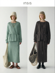 INSIS FEMME | Natural Linen Cotton Spring Off-shoulder Top Skirt Set