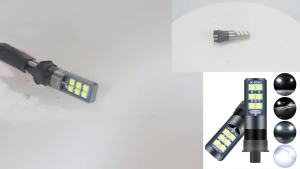 2 Chiếc PW24W PWY24W LED Bật Đèn Tín Hiệu DRL Đèn Chạy Ban Ngày Trắng/Vàng 3030 Chip 12SMD Xi Nhan CANBUS Không Lỗi Bóng Đèn Chống Thấm Nước