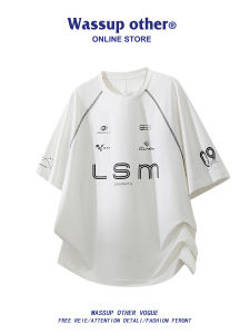 Ice Silk Breathable Printed Mens Casual Short Sleeve Tshirt