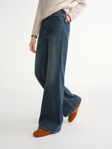 DUSHU | High Waist Slimming Flared Jeans