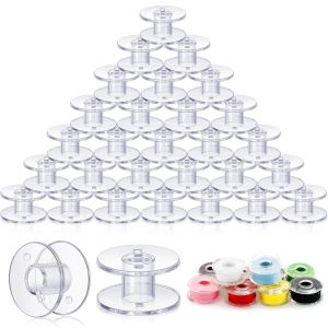 Transparent Plastic Empty Spool Bobbins: A Comprehensive Guide