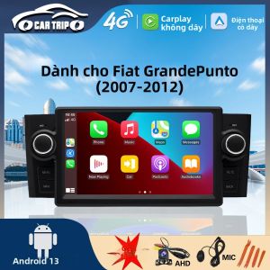 Đầu Android Cho Xe Fiat Linea Grande Punto 2007-2012 Màn Hình Cảm Ứng 7 Inch Carplay Không Dây Đa Phương Tiện Âm Thanh Nổi Dẫn Đường