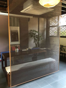 Mansano Chinese Style Bamboo Curtain Curtain Shutter Tea Room Partition Curtain Screen Curtain Covering Balcony Sunshade Transparent Shading