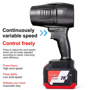 【In Stock】1000W Turbo Fan Lithium Violent Leaf Blowing Water Blowing High Power Hair Dryer Mini Turbo Jet Fan Handheld Motor