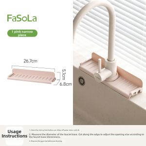 FaSoLa | Anti-splash Water Guard Resizable Draining Mat