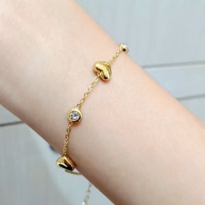 Gelang Rantai Titanium Love Mix Mata GLT-497