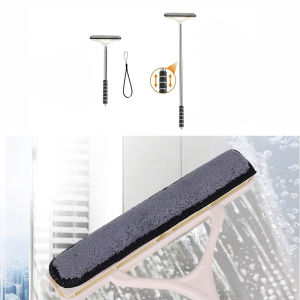 Seamital hai mặt cửa sổ xe hơi bàn chải làm sạch 2 trong 1 Khả năng mở rộng tay cầm dài kính chắn gió bàn chải chùi rửa bụi sương mù loại bỏ dụng cụ rửa